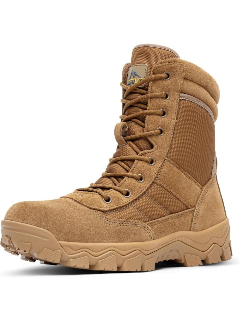 Men's Tactical Military Work Boots with Side Zipper | Durable, Waterproof